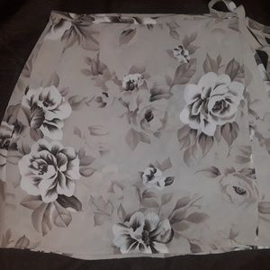 Charlote Russe Wrap Around Skirt Size Medium Flora